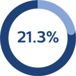 21 percent radial icon