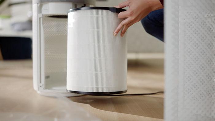 Kolm-&uuml;hes silindrilise &otilde;hupuhastaja filtrid