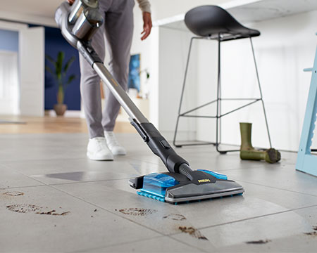 Ainulaadne tolmu imemise ja moppimise puhastuss&uuml;steem, juhtmevabad varstolmuimejad