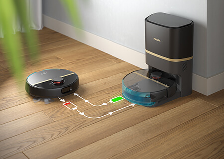 Puhastab &uuml;he aku laadimisega kuni 180 minutit