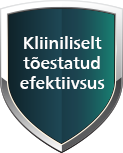 Kliiniliselt t&otilde;estatud efektiivsus