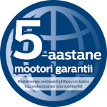 5 aastane garantii varstolmuimeja mootorile