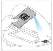 &uuml;hendage wifi, skannides QR-koodi
